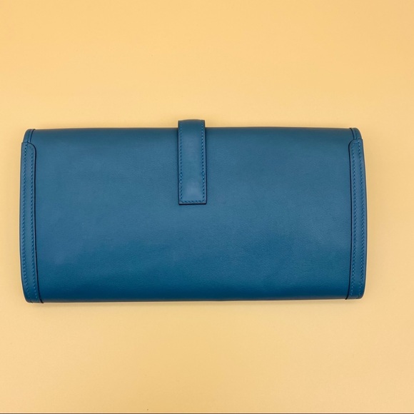 Hermes jige leather clutch bag - Picture 3 of 10